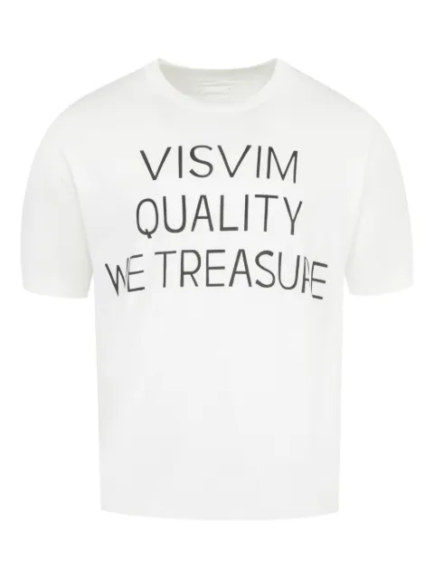 visvim crew-neck graphic-print T-shirt White 0125205010016