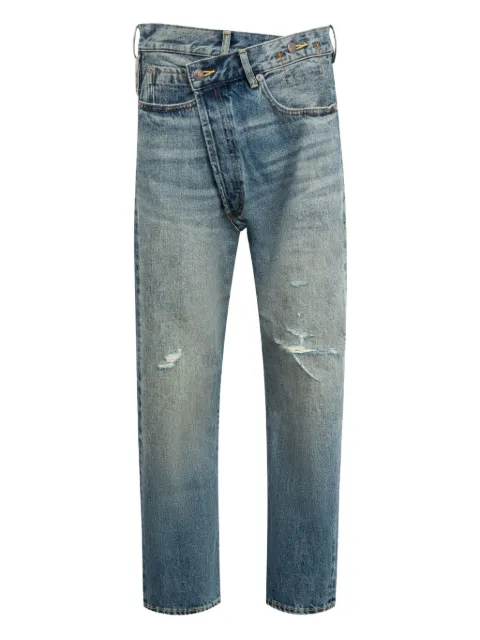 R13 crossover distressed jeans Blue R13W2048