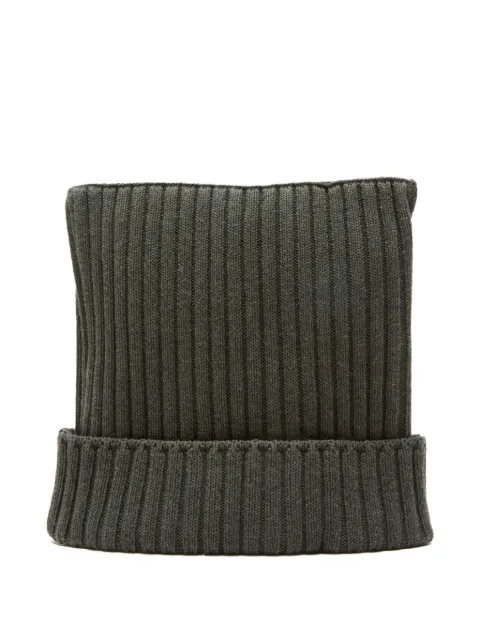 Acne Studios ribbed beanie Green C40396