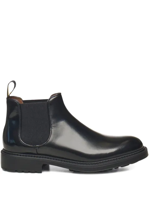 Doucal's elastic-band leather boots Black DU1329HENRUF007NN00