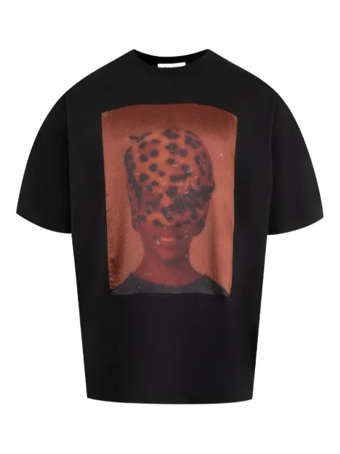 Wales Bonner graphic-print t-shirt Black UA25JE25JE01