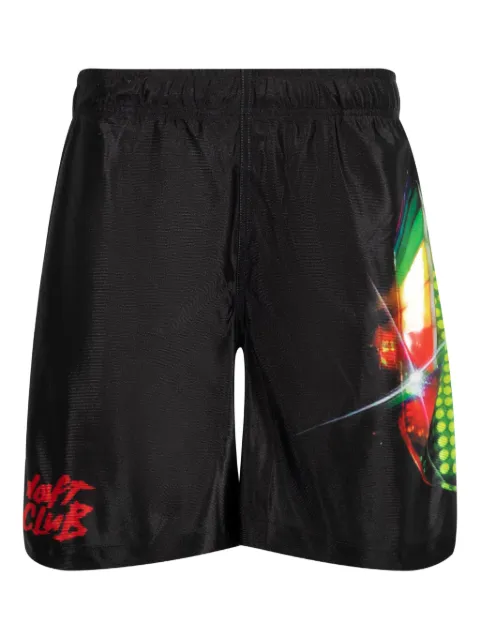 Pleasures x Daft Punk graphic track shorts Black P25DP003