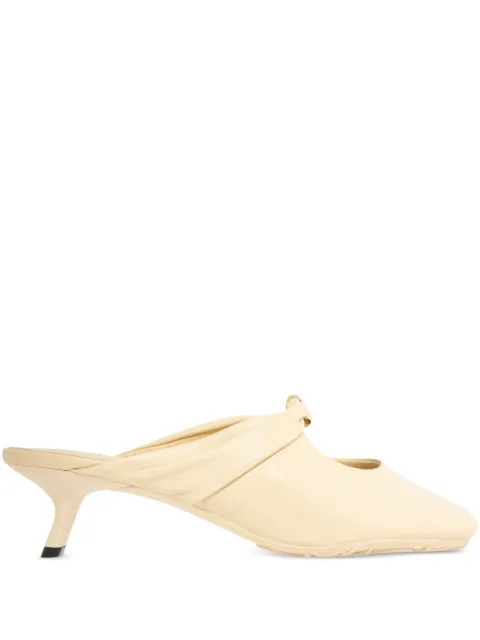 LOEWE 45mm Pebble Soft mules Yellow L815379X95