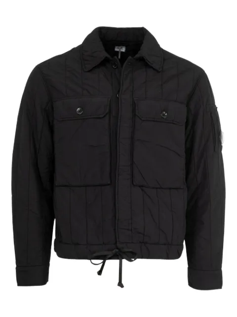 C.P. Company Lens-detail quilted jacket Black 19CM0W080A110437G