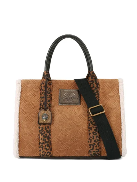 Kurt Geiger London Southbank suede tote bag Brown 5033548219