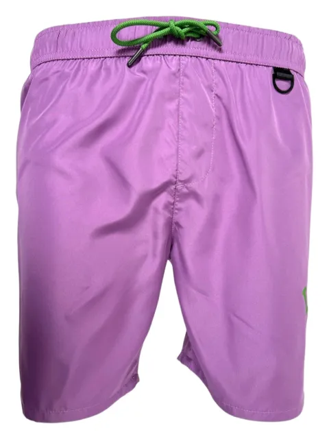 Iceberg drawstring logo-print swim shorts Purple ICE25MBM01
