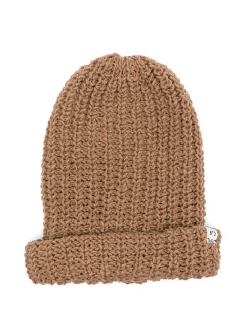 Maison MIHARA YASUHIRO knitted beanie Neutrals C15AC401