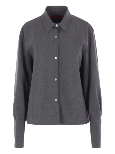 THELATEST long-sleeved cotton shirt Grey TLW04006W0206NOSPT0445