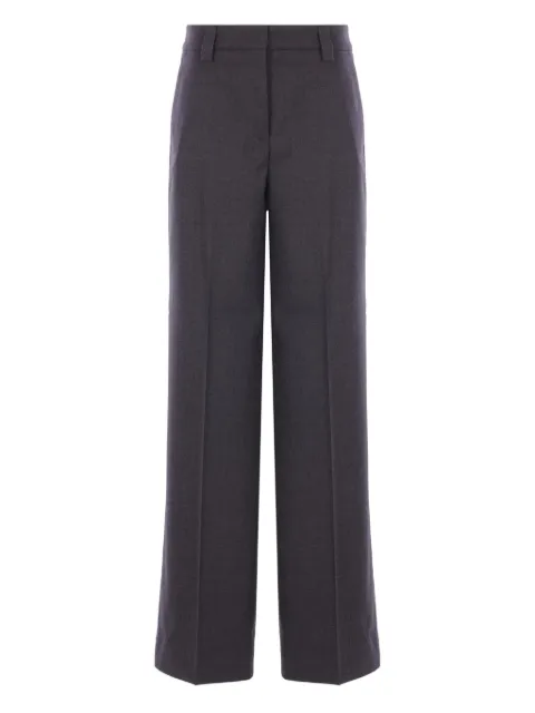 Incotex virgin-wool trousers Grey 173874D1166