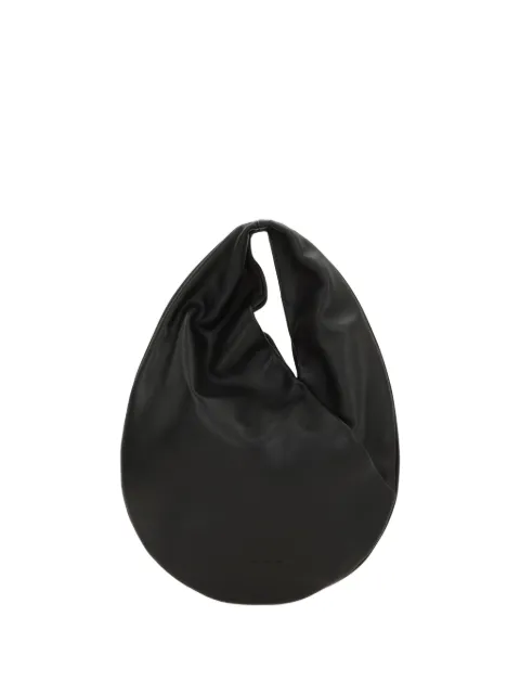 Aesther Ekme mini Ora circle-handle calfskin tote bag Black 03COORM100L20101