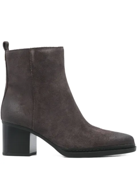 Michael Kors block-heel suede boots Brown 40F5LXME5S