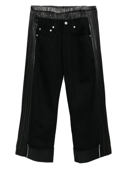 Junya Watanabe MAN x Levis gathered jeans Black JPP206051