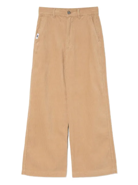 CHOCOOLATE logo-patch trousers Neutrals B1XPTW00614X