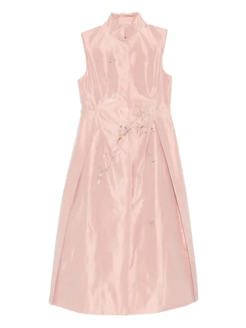 SHIATZY CHEN Scape-of-Curve embroidered coat Pink 658254