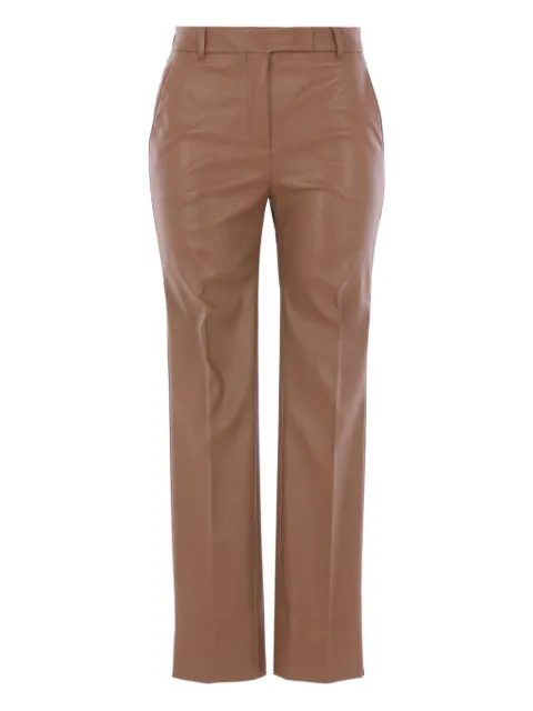 Incotex textured trousers Brown 173868D4583