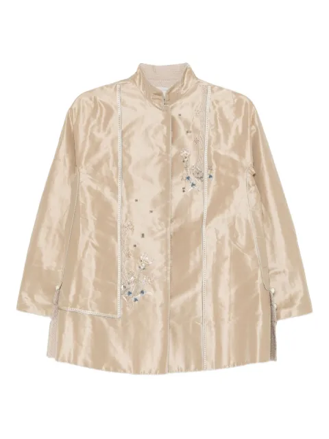 SHIATZY CHEN Scape-of-Curve embroidered jacket Neutrals 658376