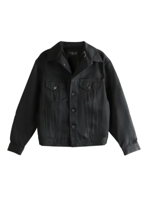 Balenciaga buttoned denim jacket Black 849898TTWA4
