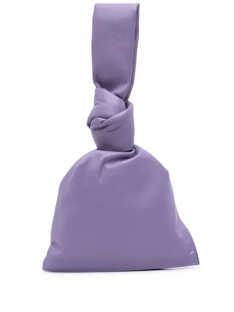 Bottega Veneta Pre-Owned 2012-2025 Mini Calfskin BV Twist Bag handbag Purple UTZKO6GU1V38IOGQ