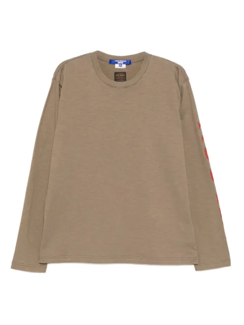 Junya Watanabe MAN printed-sleeve T-shirt Green WPT008051W25