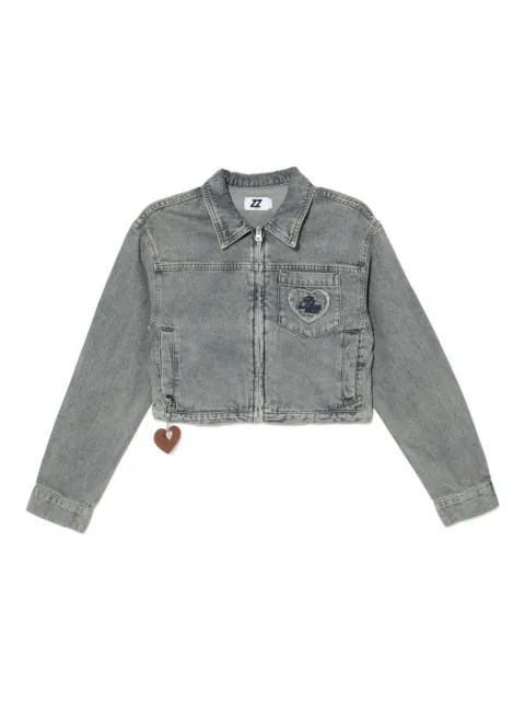 izzue logo-patch jacket Blue IZXLJW00407X