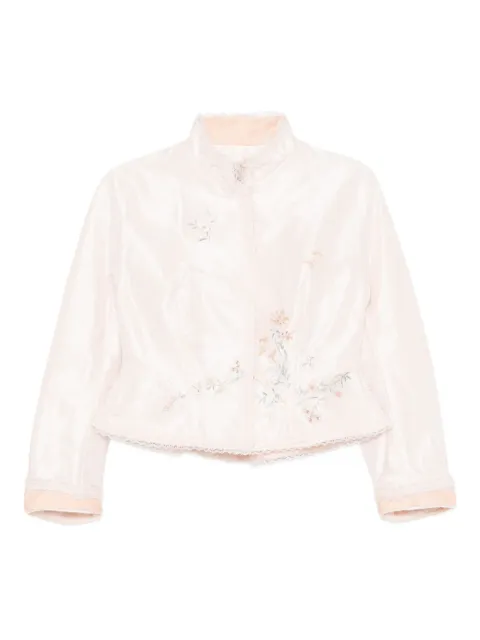 SHIATZY CHEN Scape-of-Curve cropped jacket Pink 658256