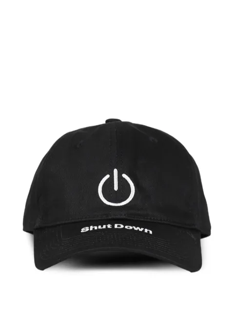 VETEMENTS logo-embroidered baseball cap Black UH76CA790BBLK