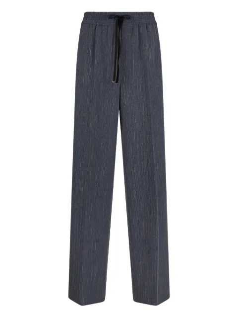LIU JO pinstripe pants Blue CF5339T054A