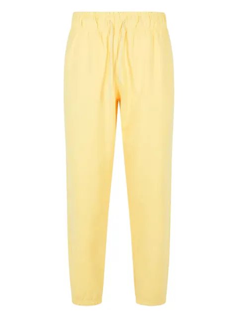 New Balance elastic-waistband logo-patch track pants Yellow MP43547CAU