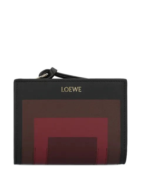 LOEWE panelled leather wallet Black C643NCWX06