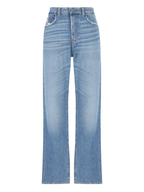 Diesel stone-washed logo-patch jeans Blue A0701909M2201