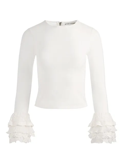alice + olivia Delaina top White CC509D12038
