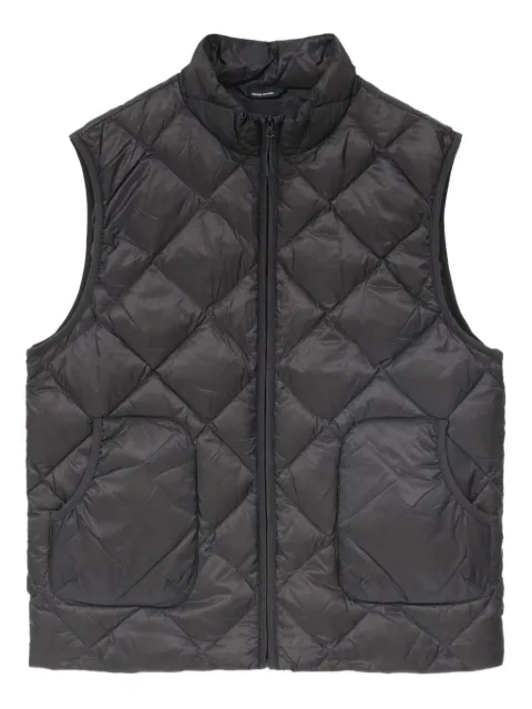 Hiking Patrol quilted diamond-pattern gilet Black AW25004