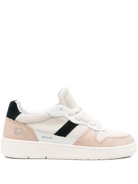 D.A.T.E. suede-panelled sneakers Pink W431C2COIV