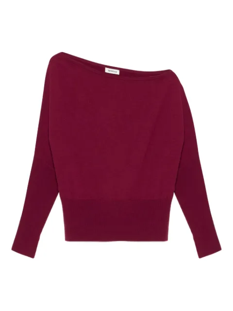 SIMKHAI off-shoulder wool top Red 5252011K
