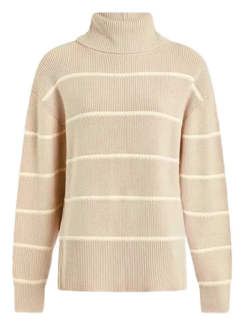 Varley ribbed-knit turtleneck sweater Neutrals VAR02819