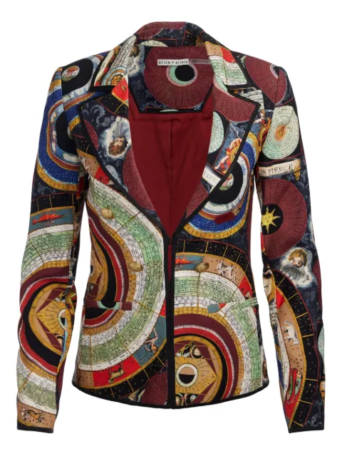 alice + olivia Mya blazer Red CC509P50201