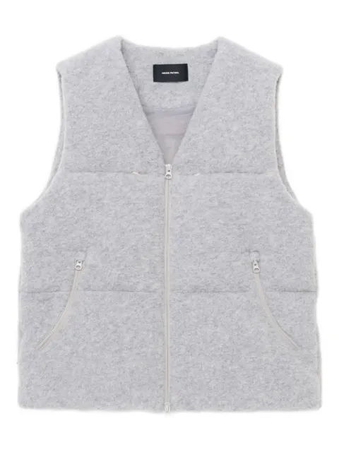Hiking Patrol quilted zip-front gilet Grey AW25013