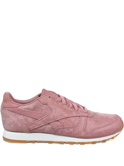 Reebok Classic Leather Clean Exotics WMNS "Sandy Rose/Chalk/Gum" sneakers Pink BS8226