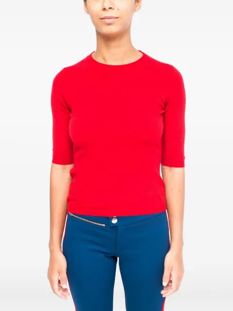 LA ROSE round-neck short-sleeve jumper Red GDC22805C