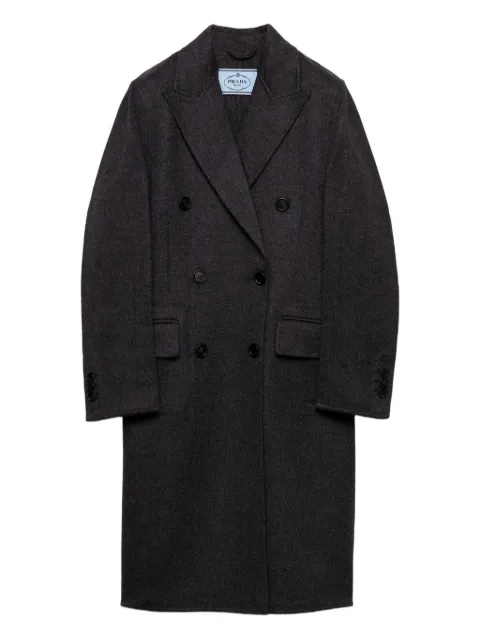 Prada double-breasted coat Grey P616SSOOO179B