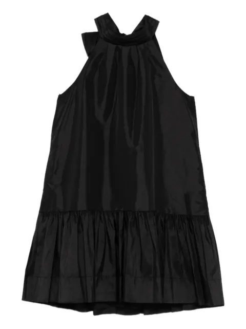 SIMKHAI tie-fastening mini dress Black 1261248TF