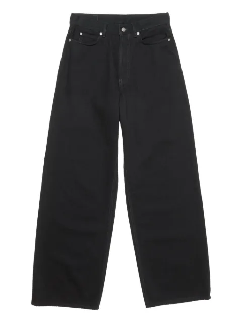 Acne Studios logo-patch jeans Black C00100