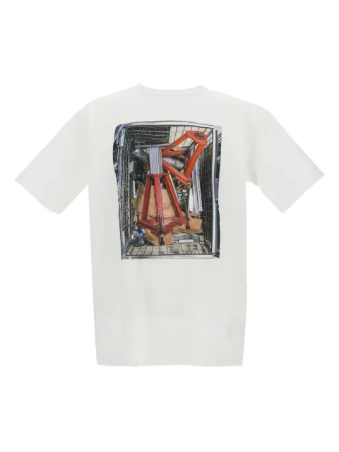 Junya Watanabe MAN graphic-print T-shirt White WPT0030511