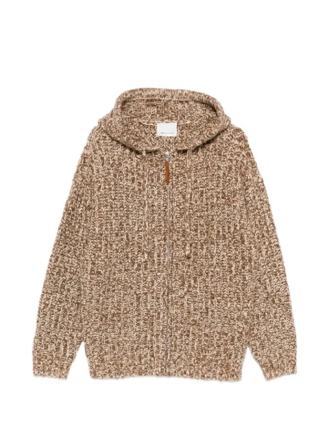 MARANT zip-fastening hoodie Brown CA0173HAD1L03H