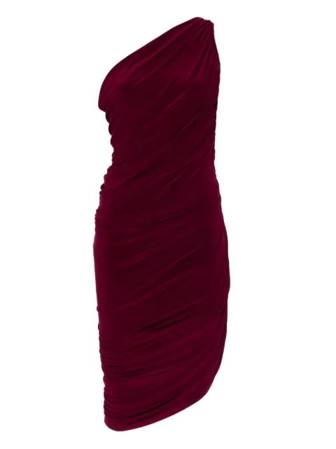Norma Kamali Diana one-shoulder mini dress Red KK3223PL288043