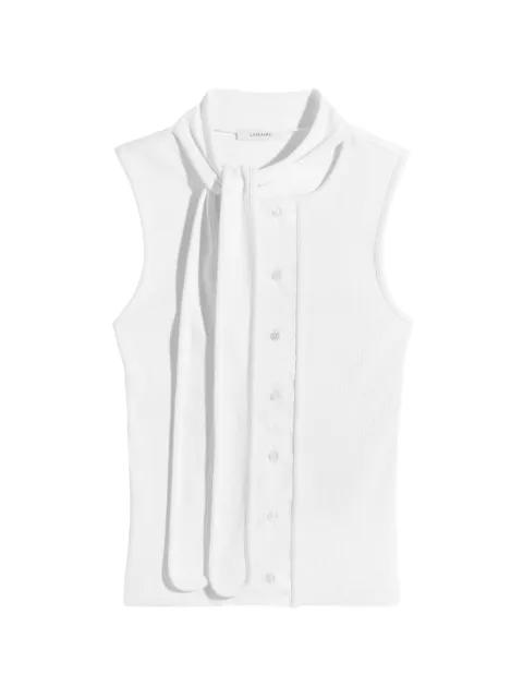 LEMAIRE tie-neck sleeveless top Neutrals TS0004LJ1030