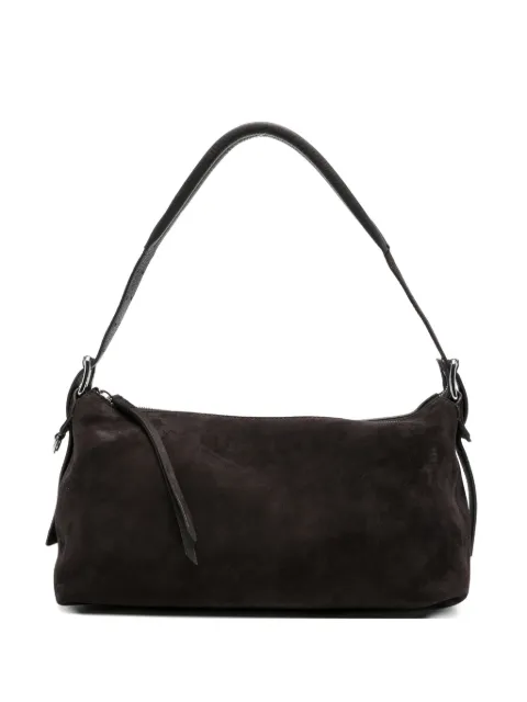 LEMAIRE belted bag in suede leather Brown BG0167LL0125
