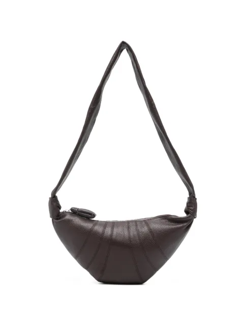 LEMAIRE small Croissant bag in leather Brown BG0003LL0018