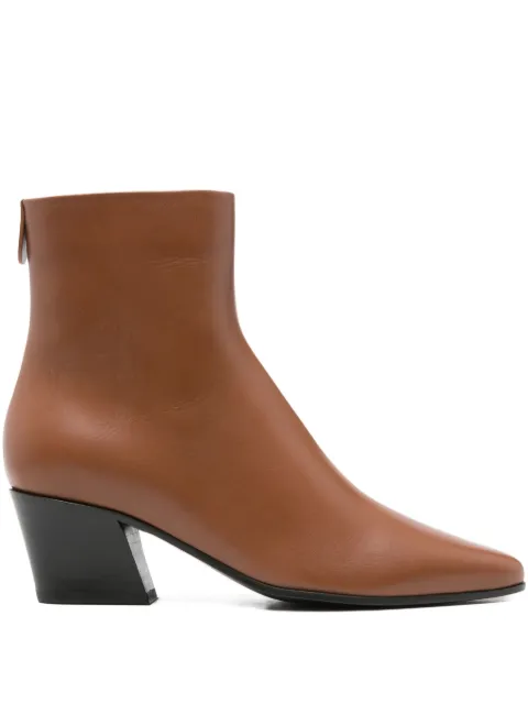 Giorgio Armani 55mm pointed-toe boots Brown GW002129AF19136