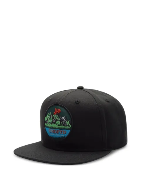 Undefeated mountain-scene patch snapback cap Black B6959JG1